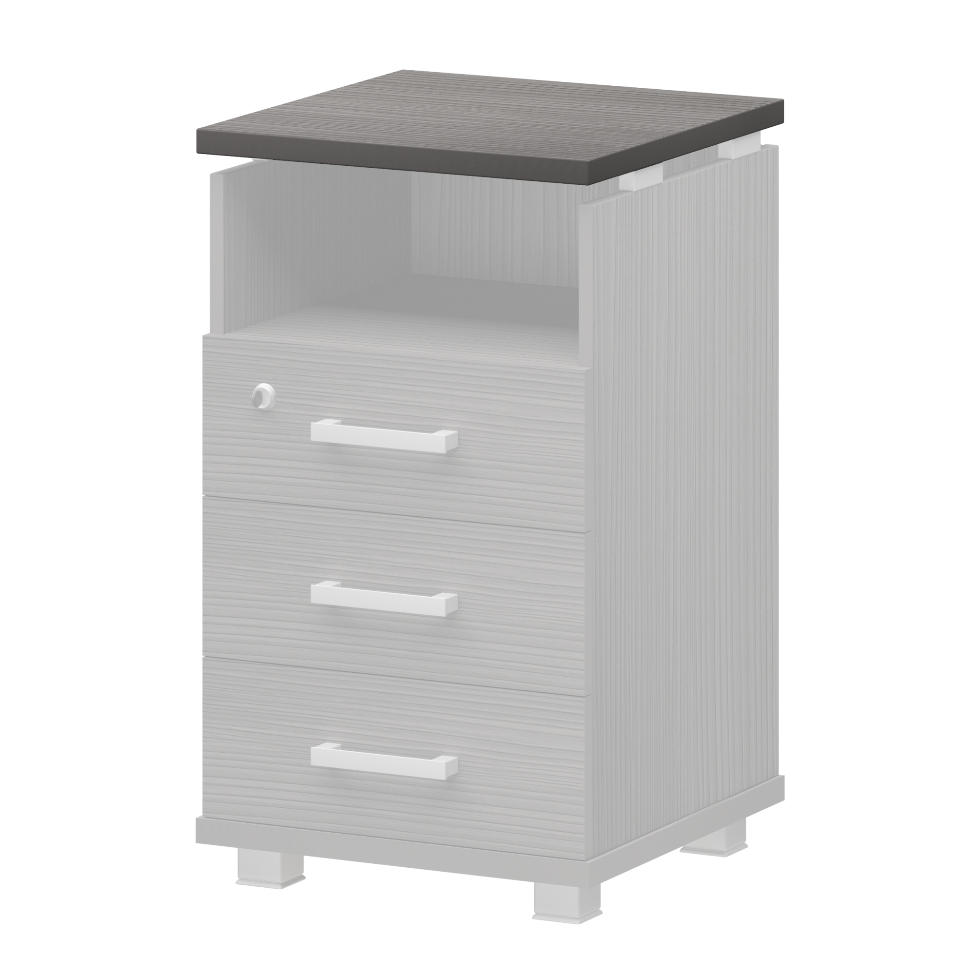 Изображение топ к приставной тумбе нт-320 аргентум нт-320/45 лиственница